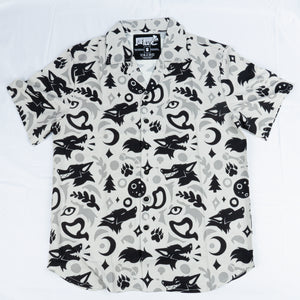 Wolf Night Button-up Shirt