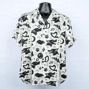 Wolf Night Button-up Shirt